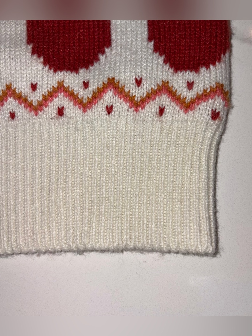 Boden Fair Isle Apple Sweater, Size Small - Picture 5 of 13